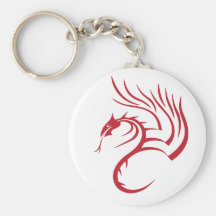 Cawthorne o dragão vermelho chaveiros