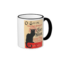 Ce Soir Le Conversa Noir, Théophile Steinlen Caneca