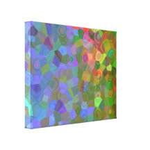 Celebração da cor impressão de canvas esticada