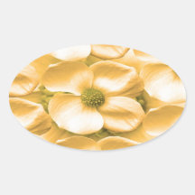 Celebrações florais dos sonhos macios adesivos em formato ovais