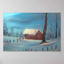 Celeiro do inverno poster