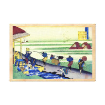 Cem poemas explicados pela enfermeira Hokusai Impressão Em Tela Canvas