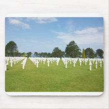 Cemitério americano em France Mouse Pad
