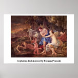 Cephalus e Aurora por Nicolas Poussin Posteres