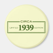cerca de 1939 imã de refrigerador