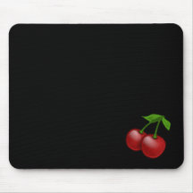 Cerejas retros gostosos mouse pad