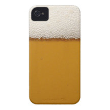Cerveja engraçada com capa de iphone 4 impresso es iPhone 4 capa