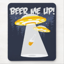 Cerveja mim acima! mouse pads