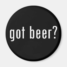 cerveja obtida? imã de geladeira