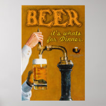 Cerveja sua o que é para o comensal pôsteres