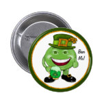 Cerveja & trevos verdes - cerveja mim pins