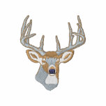 Cervos de Whitetail Moleton Bordado