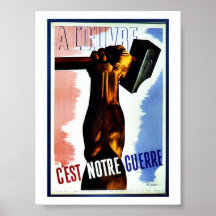 Cest Notre Guerre Impressão