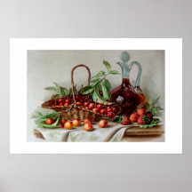 CESTA DE FRUTAS DO VERÃO POSTERS