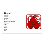 Cesta de Kawaii Apple (menino) Modelo De Cartões De Visita