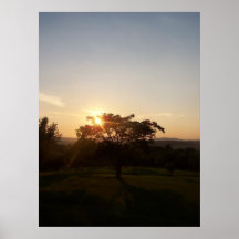 Céu de West Virginia e árvore 14 Poster
