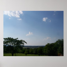 Céu de West Virginia e árvore 19 Poster