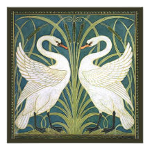 Chá de panela das cisnes do vintage convite