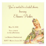 Chá de panela de Marie Antoinette Convites Personalizado