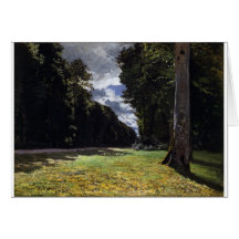 Chailly na floresta de Fontainebleau (1865) Cartões