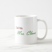 Chame-me Sra. Claus Caneca