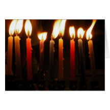 Chanukah feliz cartao