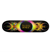 Chapa com iniciais skate