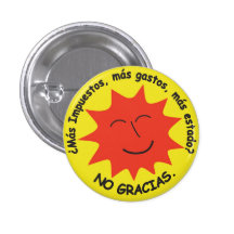 Chapa ¿Más? No, gracias. Botón