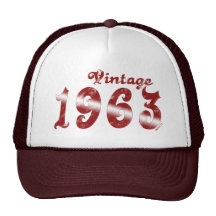 Chapéu 1963 do vintage bones