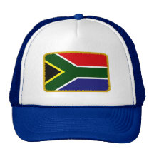 Chapéu bordado bandeira do efeito de África do Sul Boné