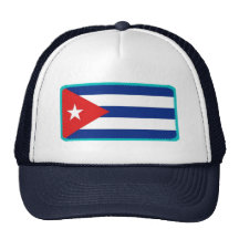Chapéu bordado bandeira do efeito de Cuba Boné