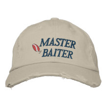 Chapéu bordado de Baiter pesca mestra Bone