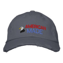 Chapéu bordado feito americano bones