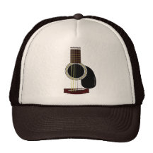 chapéu da guitarra acústica bonés