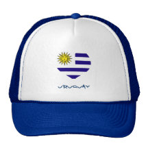 Chapéu do camionista do coração de Uruguai Bonés