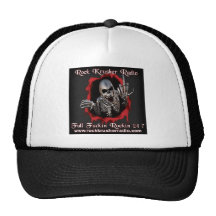 Chapéu do camionista do crânio de RKR Bones