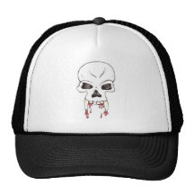 Chapéu do crânio do vampiro bones
