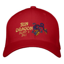 Chapéu do esqui do surf n do dragão de Sun Boné