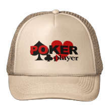 Chapéu do jogador de póquer bonés