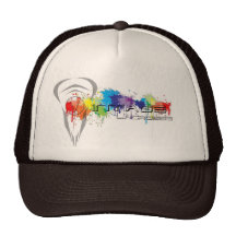chapéu do lacrosse do splatter bones