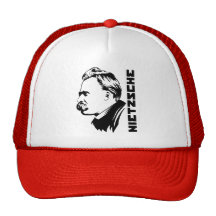 Chapéu do retrato de Frederich Nietzsche Bone