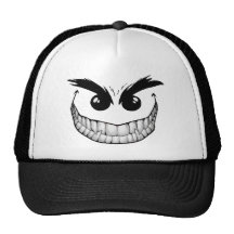 Chapéu mau do camionista do smiley face bonés