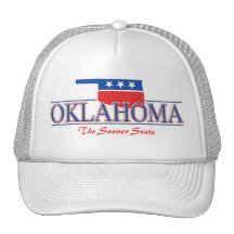 Chapéu patriótico de Oklahoma Bone