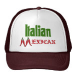 Chapéu retro mexicano italiano do camionista bones