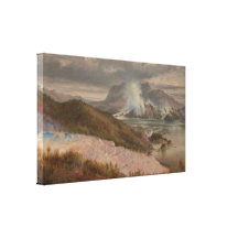 Charles Blomfield - terraços cor-de-rosa Impressão Em Tela Canvas