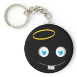 chaveiro angélico do sorriso da expressão porta chaves