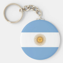 Chaveiro com a bandeira de Argentina