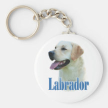 Chaveiro conhecido amarelo de labrador retriever