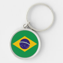 Chaveiro da bandeira de Brasil