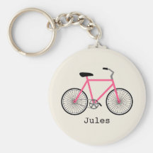 Chaveiro da bicicleta do rosa quente